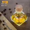 Botella de vino pequeña de vidrio transparente de 100 ml, botella de vino vacía, frasco de vino subenvasado, contenedor sellado de café con extracto frío, botella de vino de frutas de 200 ml