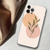 Adecuado para iPhone 15, tiempo de tranquilidad ~ ins viento flores verano pequeña ilustración fresca funda para teléfono móvil