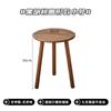 Norte Americano Preto Nogueira Sofá Mesa Lateral Nordic Pure Solid Wood Mesa Redonda Varanda Mesa de centro pequena Combinação de canto de cabeceira