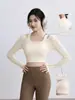 Conjunto de Ropa Deportiva de Yoga para Mujer Malla Patchwork Manga Larga Pantalones de Yoga de Cintura Alta Pilates Fitness Conjunto de Dos Piezas