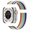 Pulseira Apple Watch Adequada para Apple Watch12Ultra3 Nylon Tecido Velcro Iwatch9 Pulseira de Trilha