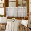 TEMU Suministro Directo de Fábrica Cortina Blanca de Encaje Transparente Cortina de Puerta Cortina de Dormitorio Cortina de Gasa Cortinas Estilo Americano Cortinas Cortas Media Cortina