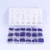 Ventas de fábrica 18 rejillas 270 piezas anillo de goma sello de anillo para compresor de aire acondicionado de coche O-ring Ding Qing para coche en caja