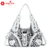 Bolsas Femininas Populares de Comércio Exterior Transfronteiriço Bolsas Europeias e Americanas Bolsas de Ombro Tendência Grande Capacidade Bolsas Transversais Portáteis Venda por Atacado Feminina