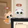 Nova Figura de Gato de Desenho Animado Gato Siamês Fofo Brinquedo de Pelúcia Decoração Curativa para Mesa de Escritório