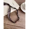 Tejido de Moda Divertido Empalmado Collar Ajustable Diseño de Nicho para Mujer Cadena de Suéter Personalizada Accesorios de Enrollado Multicapa