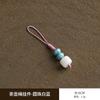 Enfeite Pendente para Tampa de Bule Artesanal Criativo Decoração de Tampa de Bule de Argila Roxa Cordão Pendente Conjunto de Chá Kung Fu Pequeno Cordão Pendente