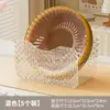 Plato de Fruta de Lujo Ligero, Plato de Fruta de Gama Alta, Mesa de Comedor Doméstica, Plato de Plástico Resistente a Caídas, Plato Transparente para Frutos Secos, Plato de Exhibición, Plato para Snacks