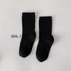 Gran Venta Precio Especial Calcetines para Niños Otoño e Invierno Nuevos Calcetines de Terciopelo de Conejo Doble Aguja Calcetines Simples Bordados de Media Pantorrilla para Niños y Niñas