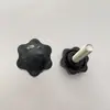 6X20 Flor de Ciruelo Hexagonal Apretado a Mano 25# Forma de Estrella Mango de Cabeza de Goma Cabeza de Plástico Manija de Transporte de Acero Inoxidable Perilla Tornillo Tuerca