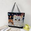 Bolsas de Tote al por Mayor, Bolsas Nuevas de Estilo Étnico de Moda, Bolsas de Compras, Bolsas de Lino Bordadas con Dibujos de Gran Capacidad