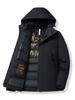 Chaqueta Engrosada de Grafeno para Hombres y Mujeres, Chaqueta de Algodón a Prueba de Viento y Cálida para Exteriores de Otoño e Invierno, Repelente al Agua