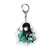 Llavero de Acrílico 2D del Anime Demon Slayer Colgante Creativo de Fabricante Adorno de Dibujos Animados