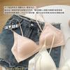 Sujetador de tirante fino estilo francés de puro deseo para mujeres con poco busto, verano, sin costuras, copa triangular, espalda bonita, estilo fino
