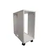 Suporte Móvel para Gabinete de Computador de Mesa com Rodinhas e Freio