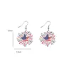Amazon Europeo y Americano Día de la Independencia Nuevos Pendientes Acrílicos con Diseño Único de Sombrero de Dinosaurio Pendientes Creativos para Mujer