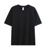 Ombro de algodão pesado 230g algodão T-shirt macacão impresso logotipo em torno do pescoço manga curta roupas de classe T-shirt impresso