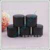 Frasco Preto de Creme Facial 20g Sub-frasco Caixa de Creme Frasco Preto para Teste Máscara Facial Óleo Facial Caixa Redonda Frasco de Creme