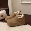 Sapatos femininos de algodão de alta qualidade, estilo Birkenstock, confortáveis, coleção de inverno 2026, com design único, estilo versátil e forro quente e fofo