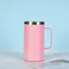 Taza Térmica de Acero Inoxidable 304 de Doble Capa al Vacío de 24 oz con Asa para Cerveza Venta al por Mayor Transfronteriza Europea y Americana