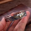 Chegada Nova Águia Pulseira de Prata Tailandesa Feita à Mão Abertura Distintiva Vintage Pulseira de Grama Tang Águia Pulseira de Liga de Zinco Masculina para Mulheres