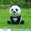 Muñeco Panda de Simulación Escultura Artesanías de Resina Adornos de Animales para Jardín Patio Decoración Exterior para Jardín de Infancia
