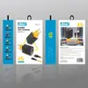 Cargador rápido PD20W de doble color A+C, juego de cargador adecuado para puertos USB de Apple y Samsung, cabezal de carga dual U2A con caja de embalaje