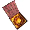 Pulsera de Talla en Madera de Durazno de los Dieciocho Arhats, Pulsera Hecha a Mano de Flor de Loto, Joyería Unisex Estilo Étnico Regalo