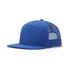 Gorra de béisbol de siete piezas con visera plana y parte superior rígida de estilo hip hop, para hombres y mujeres, de malla transpirable, con visera plana y lengüeta, para primavera y verano, a prueba de sol.