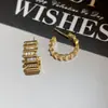 Conjunto de pulseira, brincos e anel com fecho em zircônia banhado a ouro 18k real, pulseira de nicho de luxo leve, acessório versátil