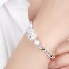 Pulsera Creativa de Cuentas de Bola Creciente Pixiu Pulsera 3D Chapada en Oro Duro Pulsera de Moda con Cuentas Giratorias Novedosa Pulsera Pixiu