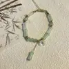 Pulseira de Flores da Primavera Estilo Chinês Super Delicada com Alto Valor Estético, Design de Lírio-do-Vale, Versátil, Perfeita como Presente para Namorada, Presente de Aniversário