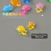 Decorações de Desenho Animado para Nail Art Tartaruga Colorida Luminosa Fofa Item Quente de Celebridade da Internet Pedras Strass para Unhas de Resina Macaron Gelatina 3D