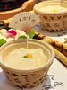 Taza de Bambú Tejido Hecha a Mano de Moda para Té de Leche Cesta de Bambú Taza de Té de Leche Cesta de Bambú de Moda Cubierta para Taza de Té de Leche Cubierta de Taza Tejida de Bambú