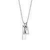 Collar Largo Simple Moderno de Moda Wang Yibo Personalidad para Hombre Combinación Total Collar sin Color Colgante Casual de Calle