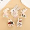 Broche de Hongo de Tela Coreana Accesorios Colgante de Conejo Lindo Tocado Decorativo Horquilla Accesorios DIY Accesorios Yiwu