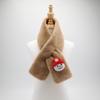 Bufanda para niños y niñas, bufanda de Papá Noel linda para bebés, otoño e invierno, cálida y gruesa de estilo coreano