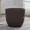 Vaso de Flores Respirável de Argila Roxa Grande para Plantas Verdes, Adequado para Jardins Externos, Pátios e Salas de Estar, Vaso de Cerâmica Grossa de Grande Diâmetro, Liquidação