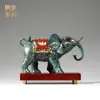 Venda Direta de Fábrica Elefante da Fortuna de Latão Artesanato de Cobre Showroom de Escritório Recepção Novo Estilo Chinês Ornamento de Elefante da Fortuna de Latão