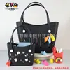 Bolso Perforado de Eva, Bolso de Playa Estilo Vacaciones Europeas y Americanas en la Costa, Bolso de Mano Ligero de Gran Capacidad, Bolso Tote con Accesorios para DIY