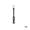 Juego de 12 Piezas de Brocas de Impacto con Anillo Verde Cruzado S2 Ph2 Magnético Fuerte Negro Alta Dureza para Destornillador Transfronterizo