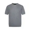Camiseta Tricotada Texturizada Manga Curta Estilo Retrô Americano Cleanfit para Homens e Mulheres, Top Versátil Casual de Verão 2026