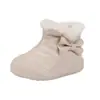 Botas de nieve para bebé botines cortos de felpa para bebé niños y niñas estilo otoño e invierno 0-1 un año 2-3 suela suave niño pequeño para caminar zapatos de algodón