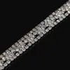 Joyería de Moda Transfronteriza Pulseras para Mujer Estilo Coreano Brazaletes Exquisitos Pulseras Envolventes Completamente Diamantadas Venta Directa del Fabricante B088