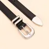 Cinturón de Mujer con un Toque de Lujo, Cinturón Original de Piel Genuina para Mujer, Diseño de Piel de Vaca, Cinturón de Gama Alta Niche Cleanfit