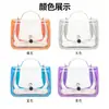 Bolsa Transparente para Loro, Bolsa para Pájaros Pequeños, Bolsa de Transporte para Exteriores, Bolsa de Transporte para Palomas y Lagartijas, Jaula de Pájaros Ventilada y Transpirable, Bolsa Portátil, Suministros para Mascotas Pequeñas