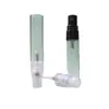 Botella de Relleno de Perfume de Prueba de 5 ml Botella con Atomizador Tarjeta Tubo de Ensayo Transparente Botella Pequeña de Perfume para Hombre