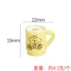 Taza de té de leche para cachorros YQT, comida en miniatura para jugar, accesorios de resina DIY, postre, gatito, taza de bebida, adornos de escritorio, juguetes