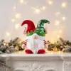 Boneco Rudolph transfronteiriço Gnomo de lantejoulas de Natal Enfeite de Natal com luzes Boneco sem rosto