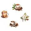 2025 Overover Fc1821 Adesivos Decorativos de Café Removíveis e Compatíveis com Envio Transfronteiriço, Antiestático e à Prova d'Água